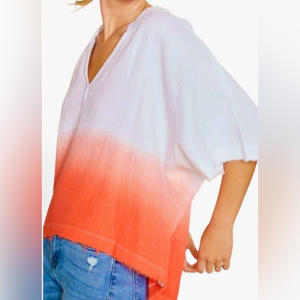 NWT Young Fabulous & Broke Ombré Tie Dye Top